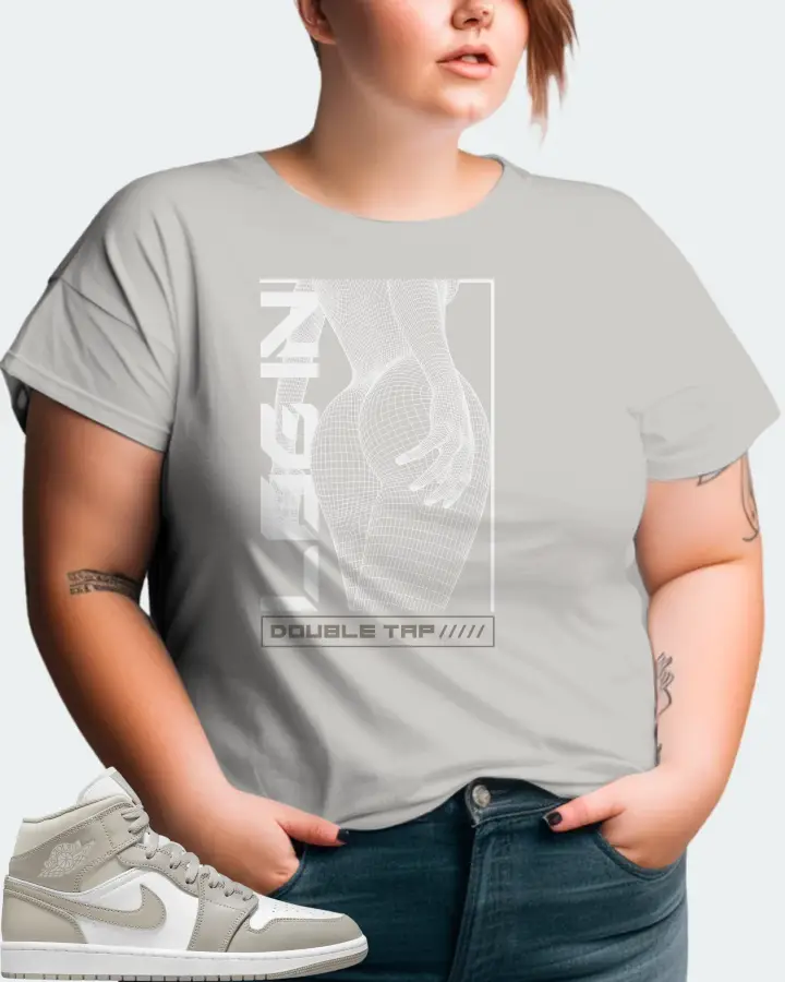 Jordan 1 Mid Sneaker Matching Grey T-Shirt (LOGIN) - View 11
