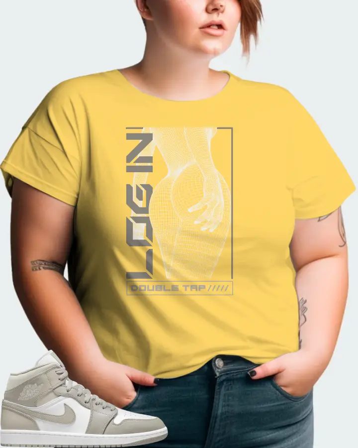 Jordan 1 Mid Sneaker Matching Yellow T-Shirt (LOGIN) - View 11
