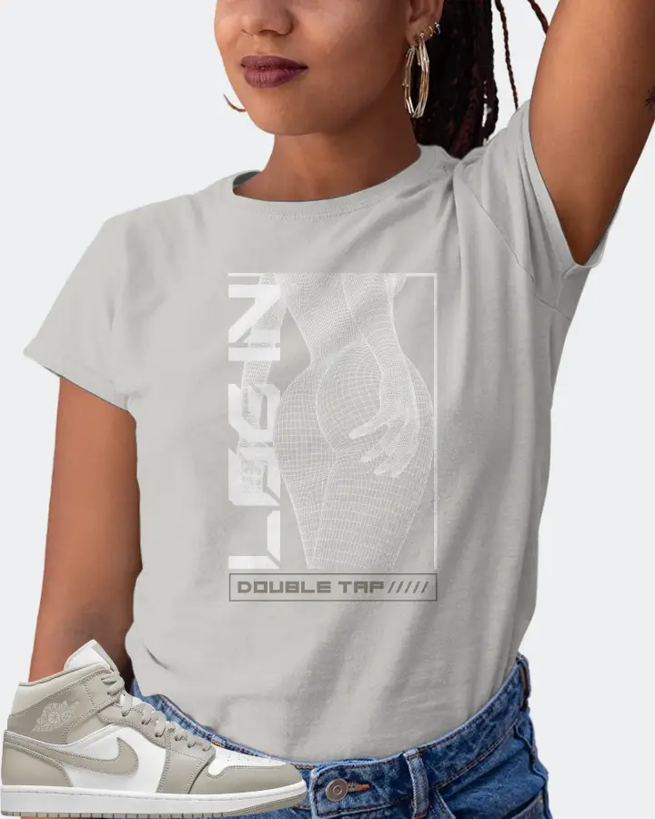 Jordan 1 Mid Sneaker Matching Grey T-Shirt (LOGIN) - View 5