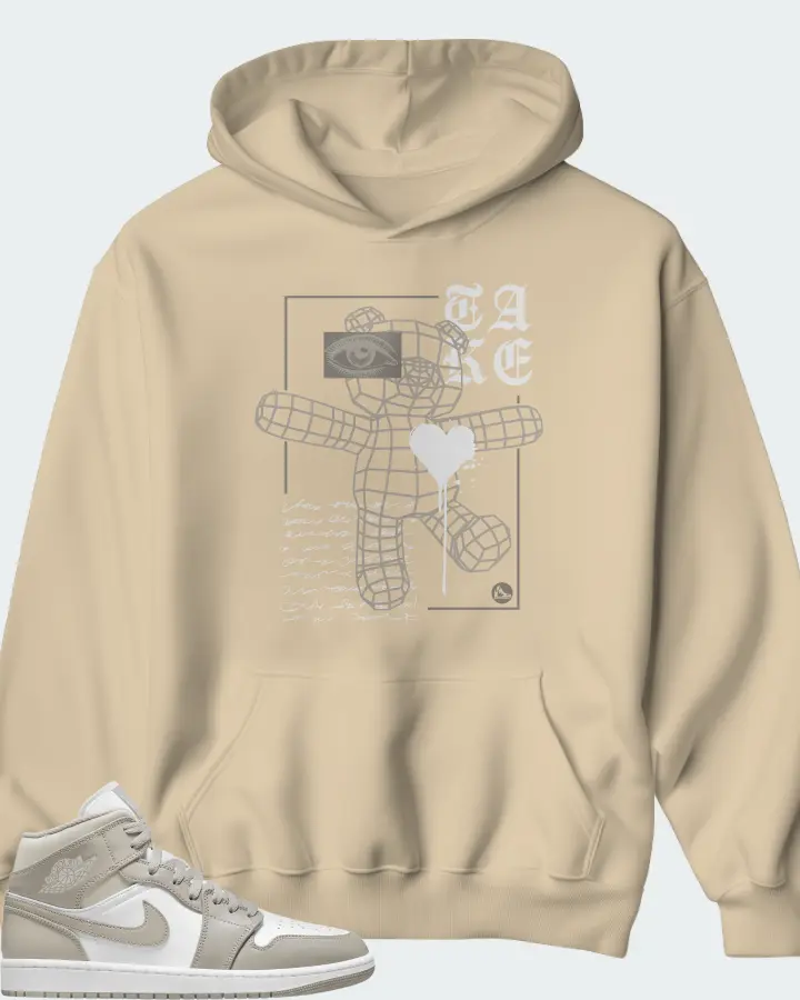 Hoodie in Cream