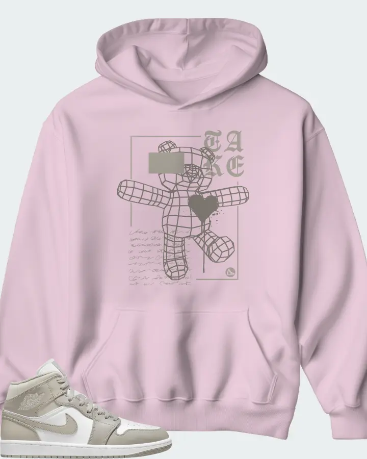 Hoodie in Pink