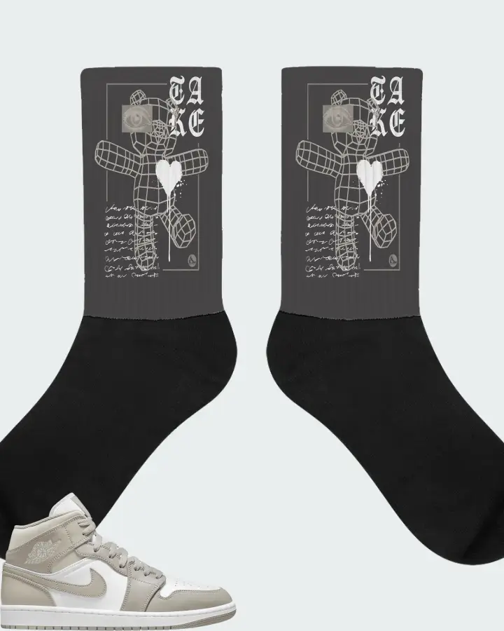 Socks in Dark Grey