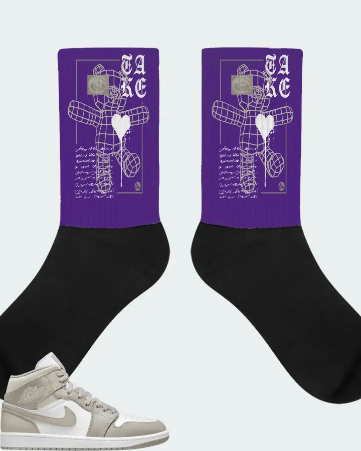 Socks in Purple