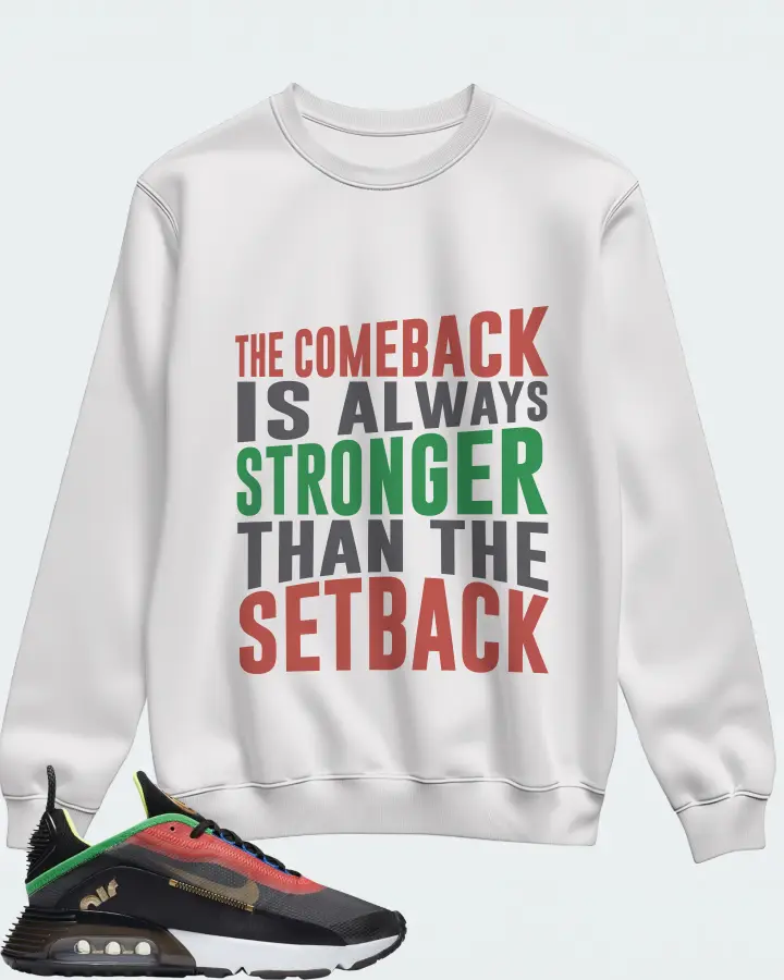 Sweatshirt in White