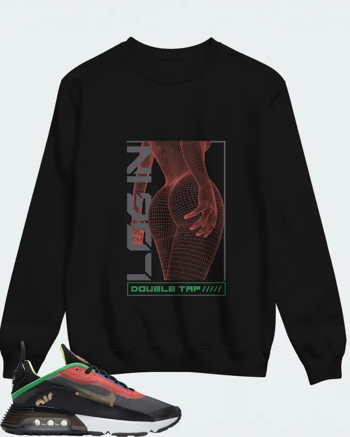 Sweatshirt in Black