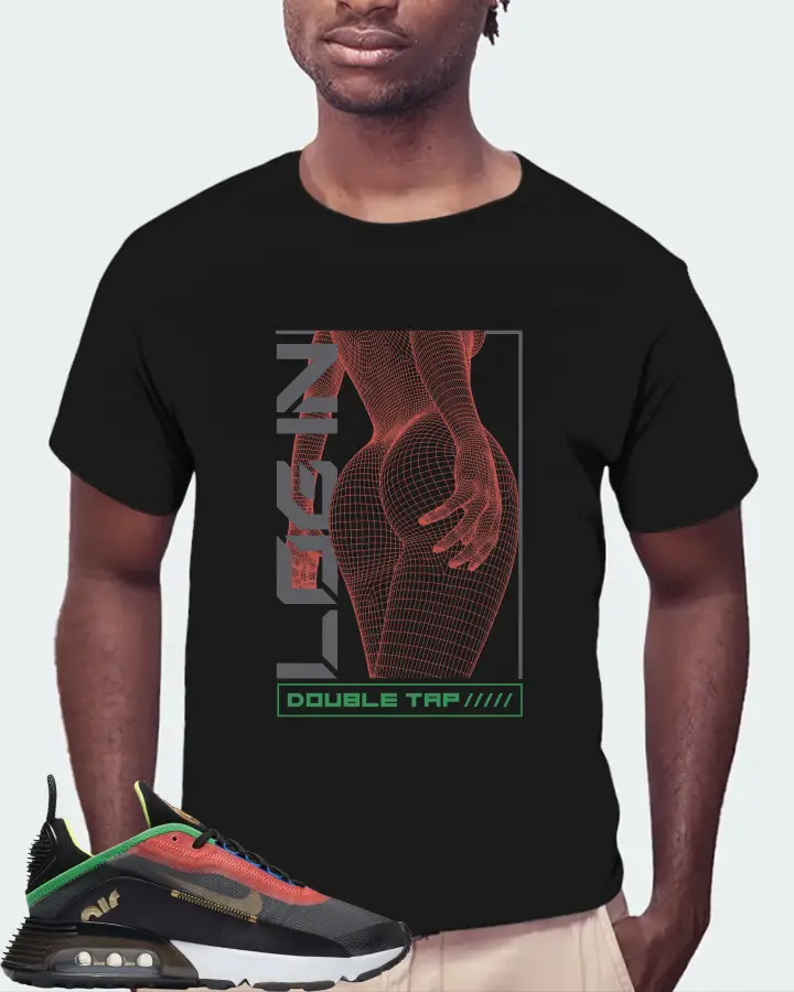 Nike Air Max 2090 Hidden Message Sneaker Matching Black T-Shirt (LOGIN) - View 4