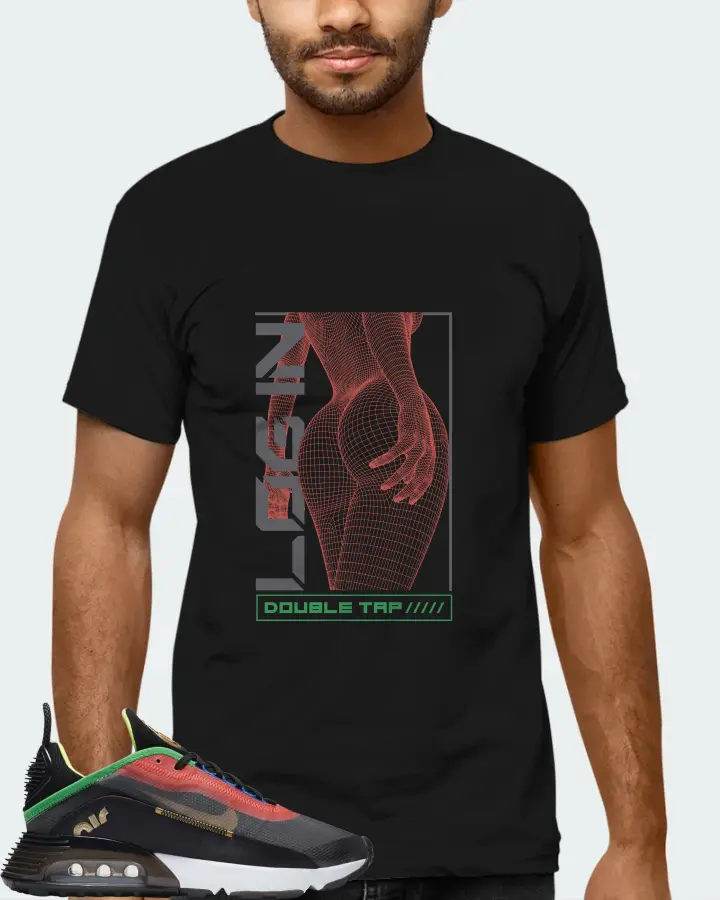 Nike Air Max 2090 Hidden Message Sneaker Matching Black T-Shirt (LOGIN) - View 6