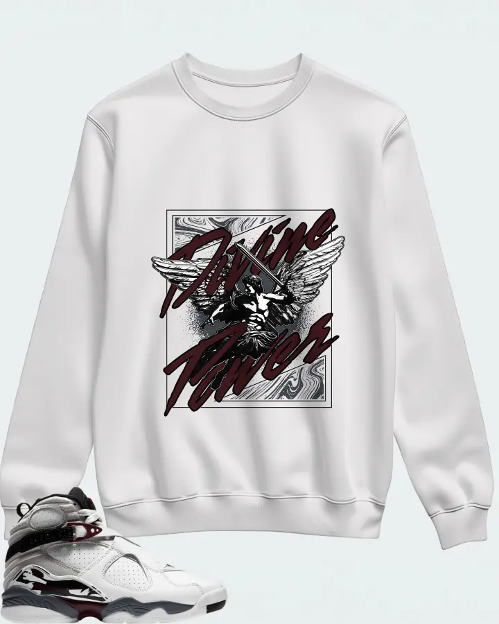 Sweatshirt in White