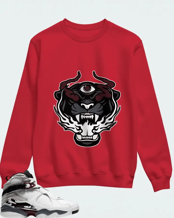 Sweatshirt in Red