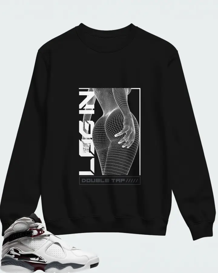 Sweatshirt in Black
