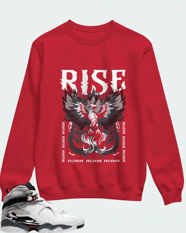Sweatshirt in Red