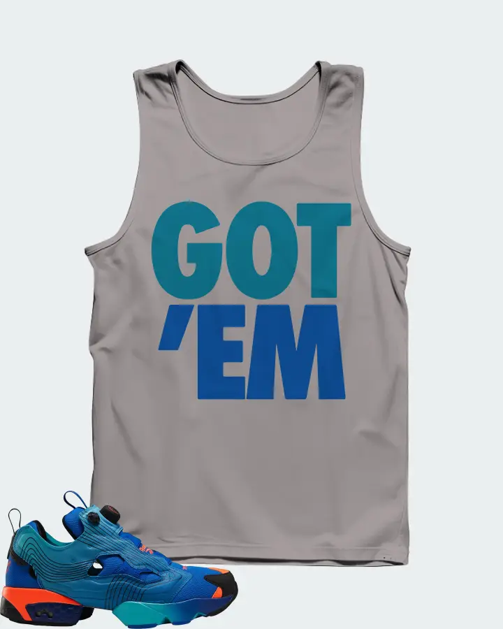 Reebok Instapump Fury Sneaker Matching Grey Tank Top - Got Em