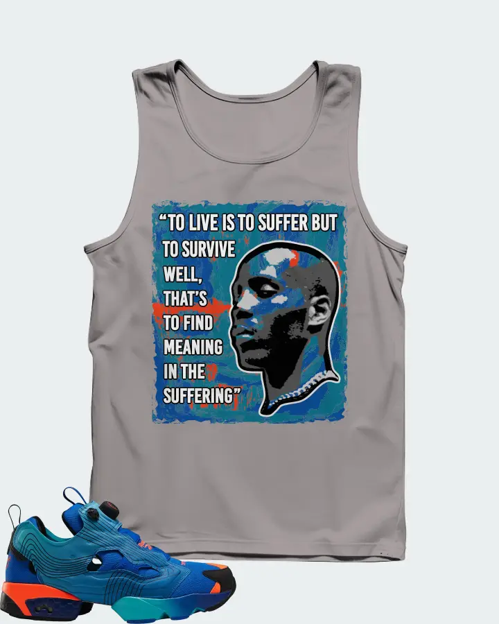 Reebok Instapump Fury Sneaker Matching Grey Tank Top - DMX Suffer Quote
