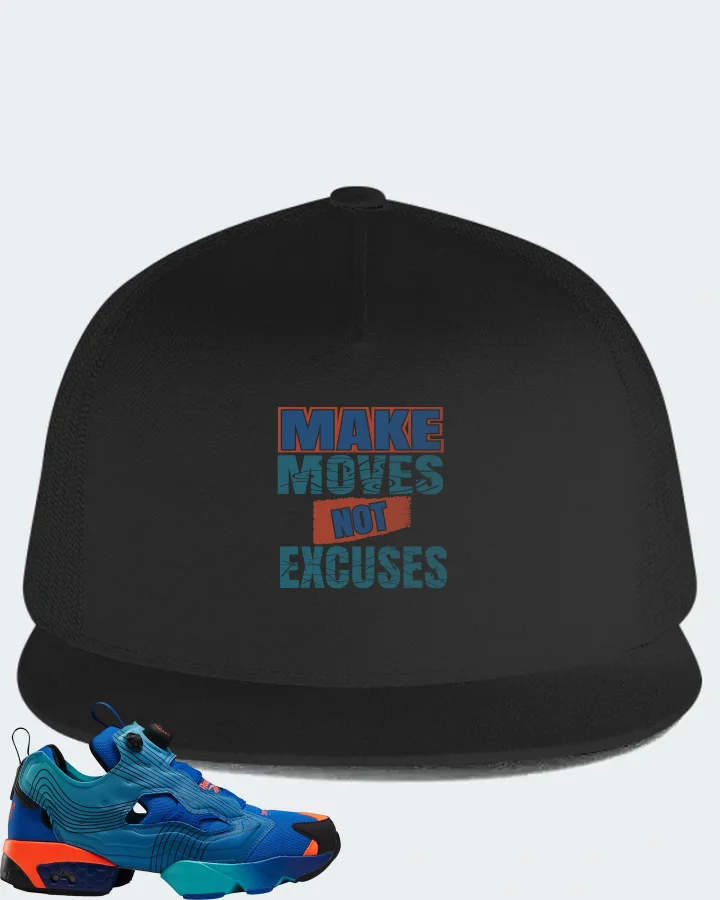 Reebok Instapump Fury Sneaker Matching Black Hat - Make Moves Not Excuses