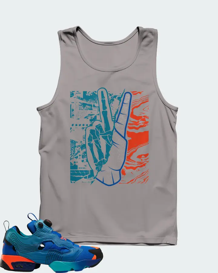 Reebok Instapump Fury Sneaker Matching Grey Tank Top - Peace of mind