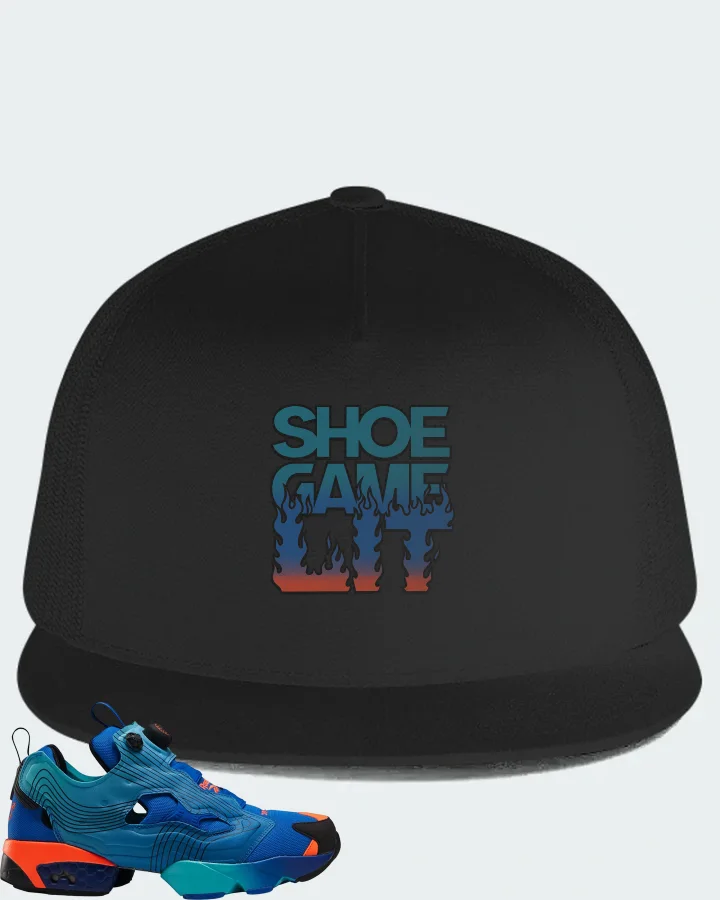 Reebok Instapump Fury Sneaker Matching Black Hat - Shoe Game Lit Refreshed