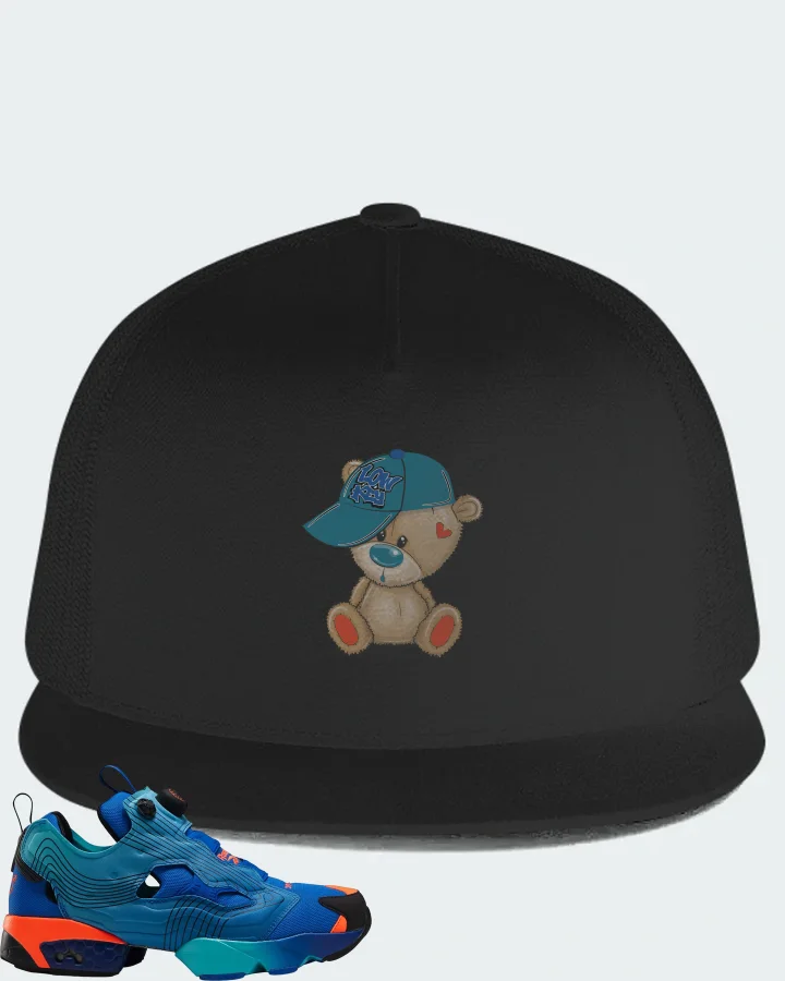 Reebok Instapump Fury Sneaker Matching Black Hat - LOW KEY BEAR