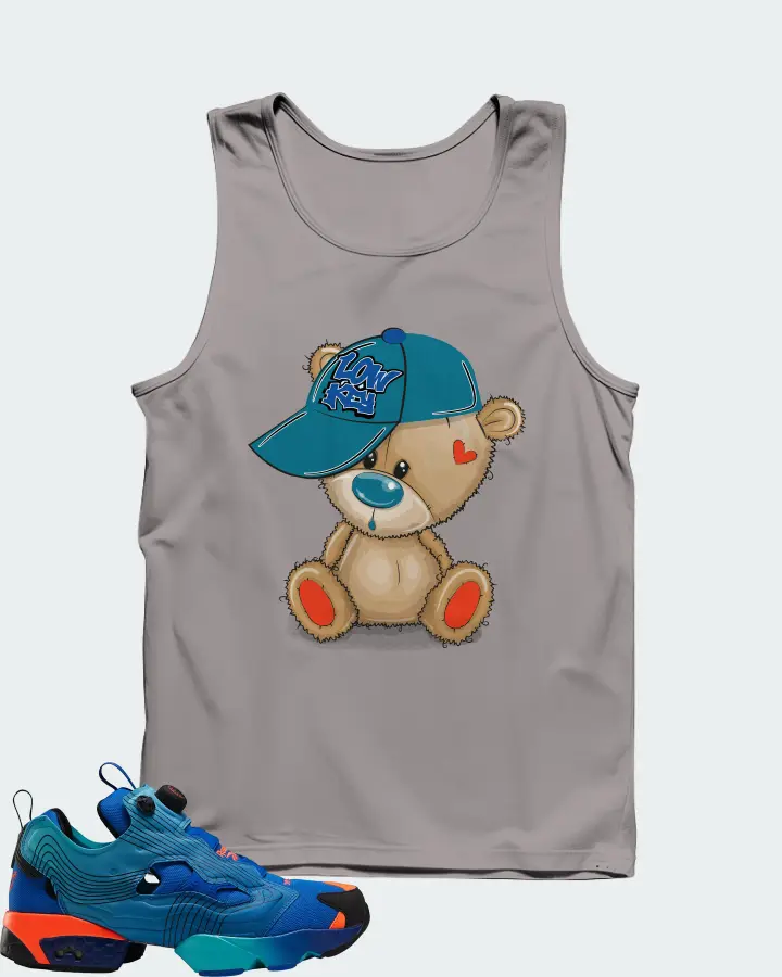 Reebok Instapump Fury Sneaker Matching Grey Tank Top - LOW KEY BEAR