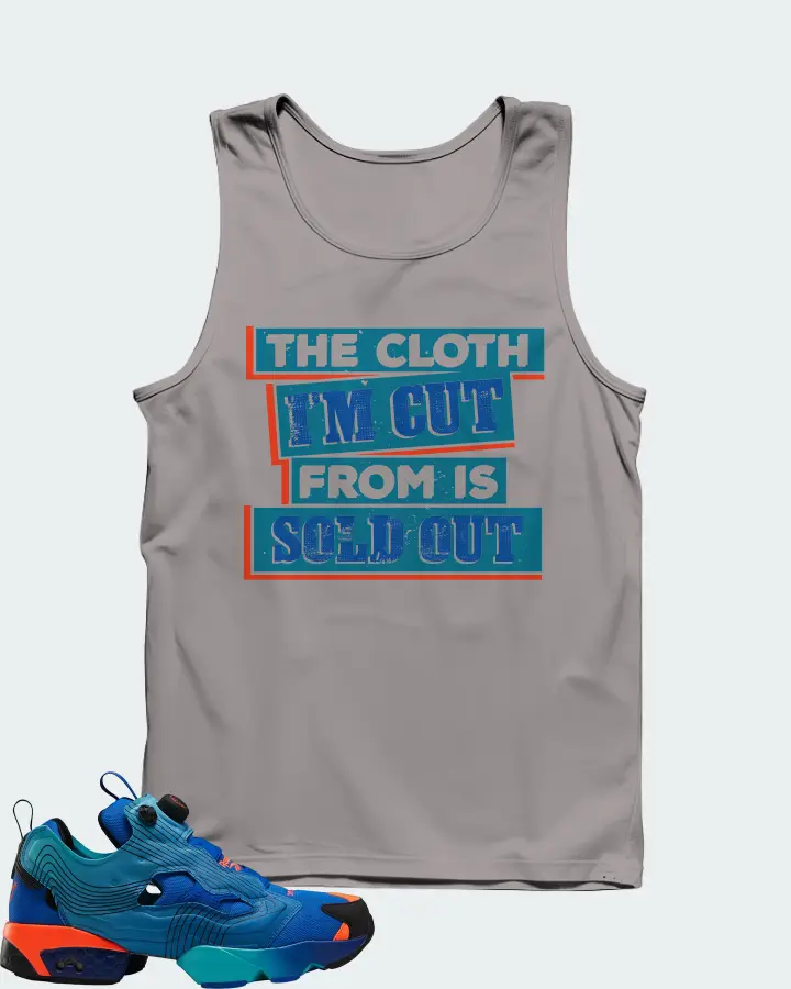 Reebok Instapump Fury Sneaker Matching Grey Tank Top - The Cloth I'm Cut From Refreshed
