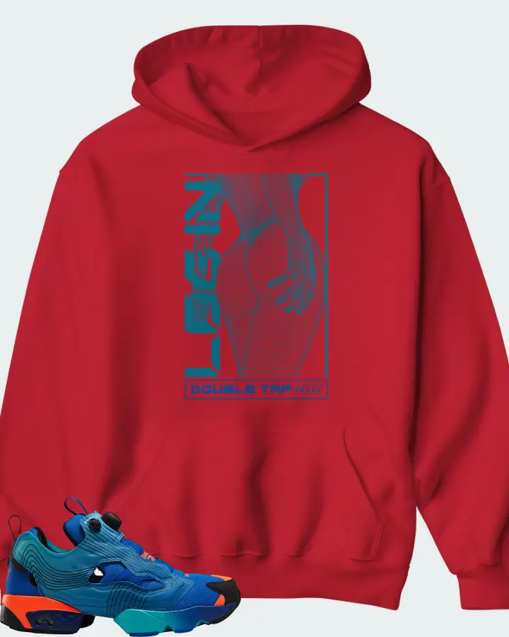 Hoodie in Red