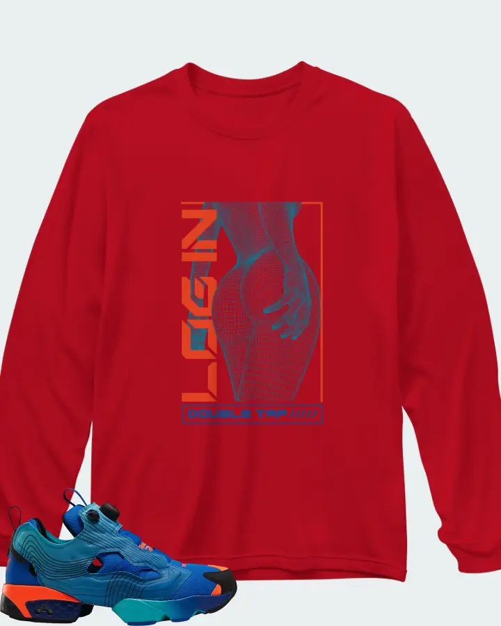 Long Sleeve T-Shirt in Red