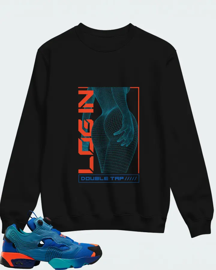 Sweatshirt in Black