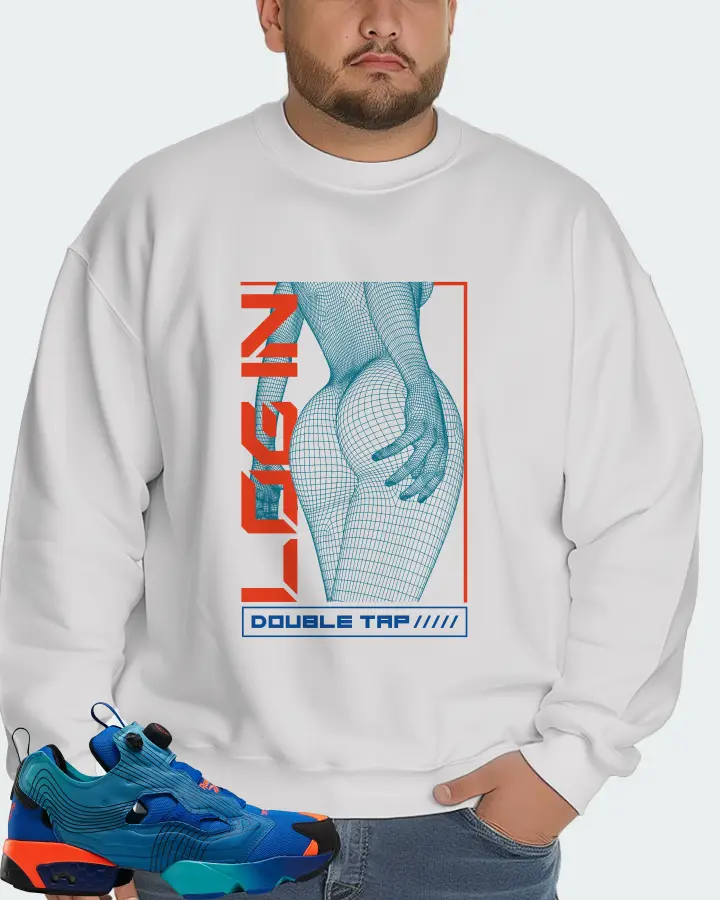 Reebok Instapump Fury Sneaker Matching White Sweatshirt (LOGIN) - View 6