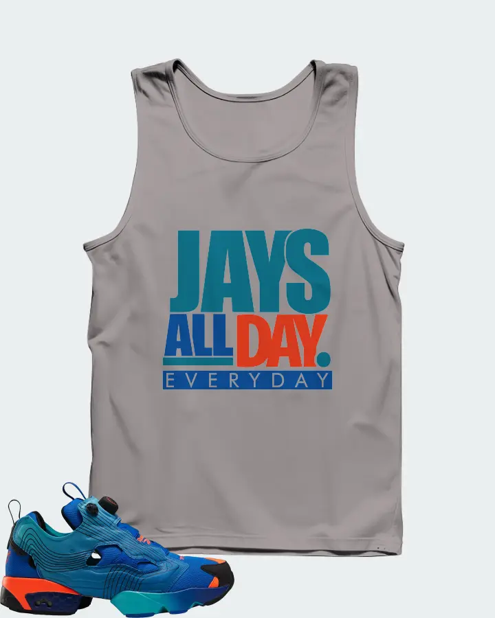 Reebok Instapump Fury Sneaker Matching Grey Tank Top - Jays All Day