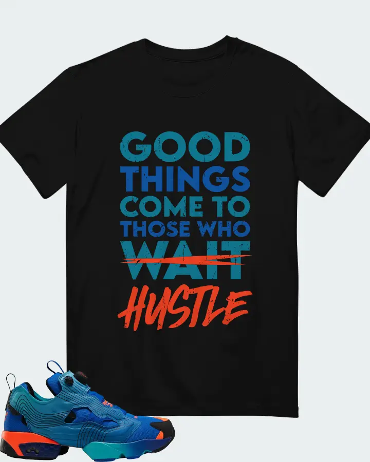 Reebok Instapump Fury Sneaker Matching Black T-Shirt - Good Things Come