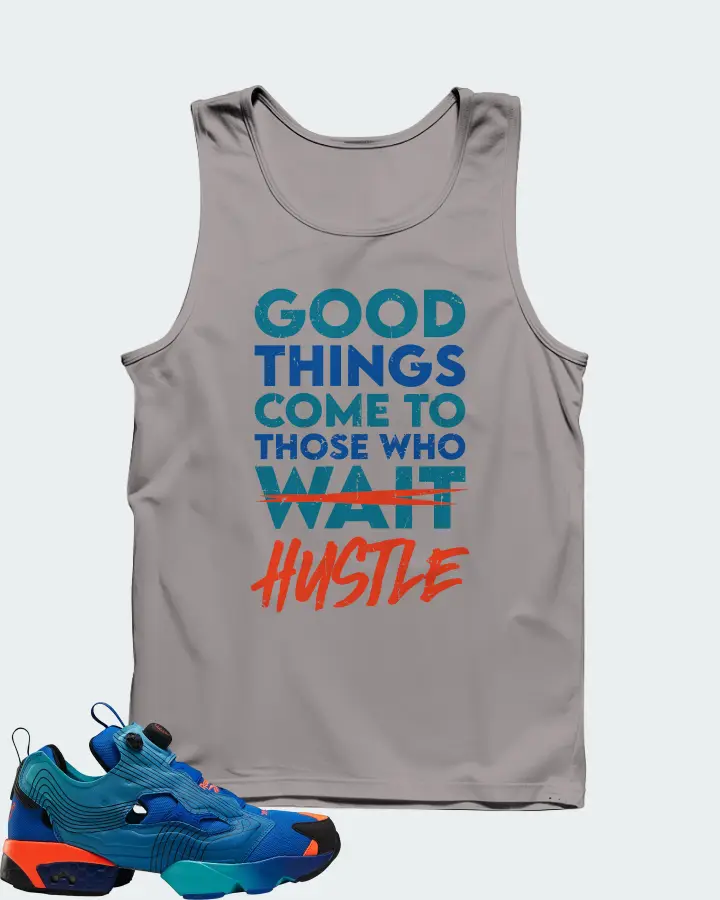 Reebok Instapump Fury Sneaker Matching Grey Tank Top - Good Things Come
