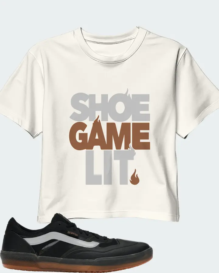 Vans AVE Pro Sneaker Matching Ecru White Crop Top - Shoe Game Lit Classic