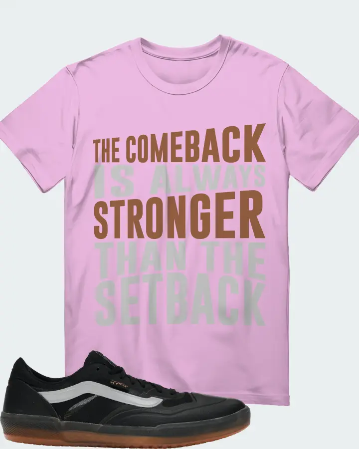 Vans AVE Pro Sneaker Matching Lilac T-Shirt - The Comeback