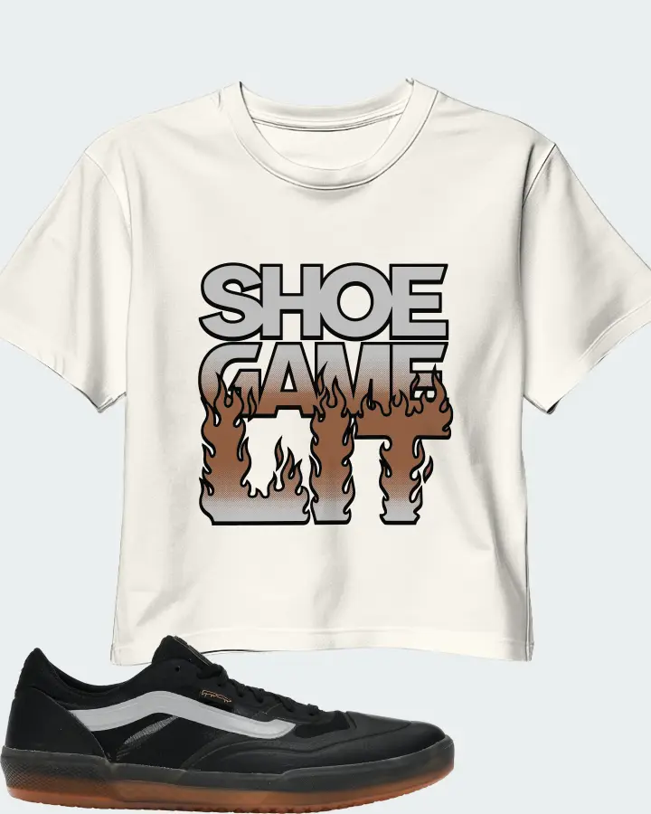 Vans AVE Pro Sneaker Matching Ecru White Crop Top - Shoe Game Lit Refreshed