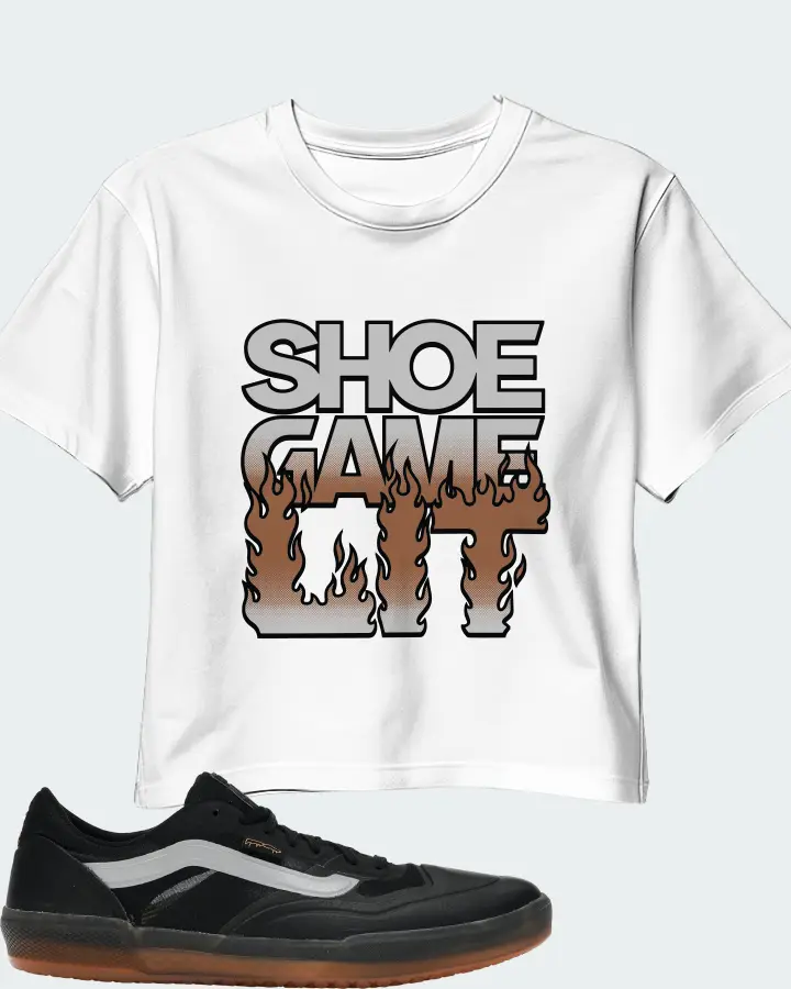 Vans AVE Pro Sneaker Matching White Crop Top - Shoe Game Lit Refreshed