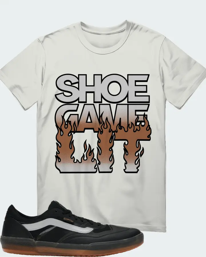 Vans AVE Pro Sneaker Matching Silver T-Shirt - Shoe Game Lit Refreshed