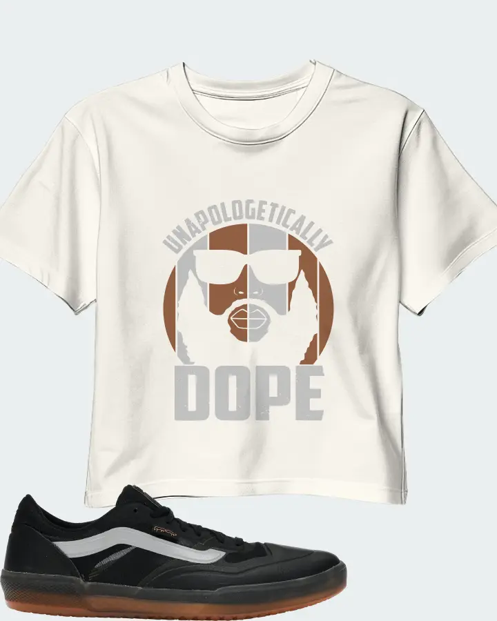 Vans AVE Pro Sneaker Matching Ecru White Crop Top - UNAPOLOGETICALLY DOPE Man