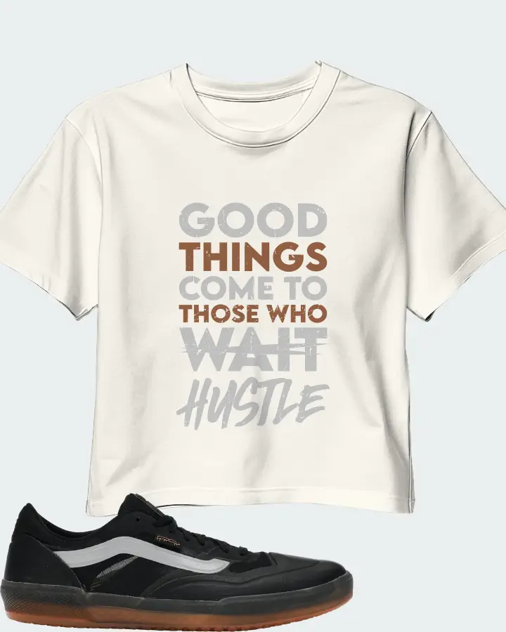 Vans AVE Pro Sneaker Matching Ecru White Crop Top - Good Things Come