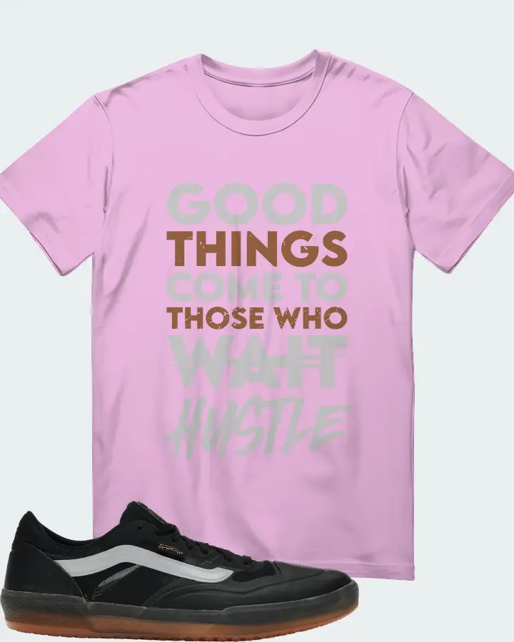 Vans AVE Pro Sneaker Matching Lilac T-Shirt - Good Things Come