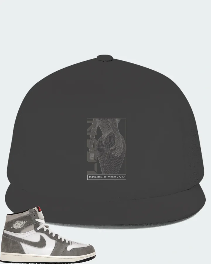 Jordan 1 Retro High OG Sneaker Matching Dark Grey Hat (LOGIN) - View 1