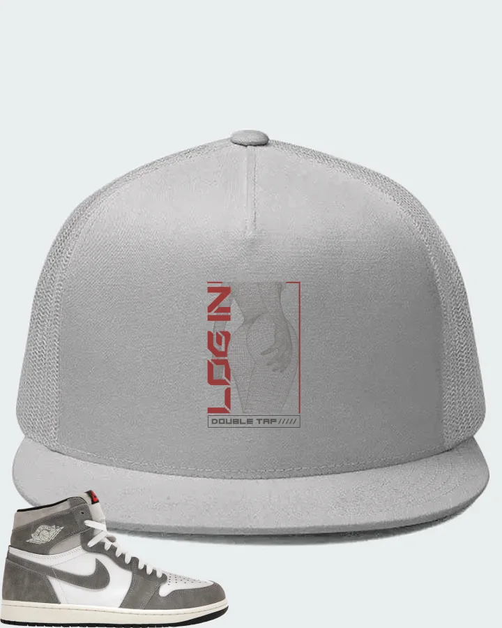 Jordan 1 Retro High OG Sneaker Matching White Hat (LOGIN) - View 1