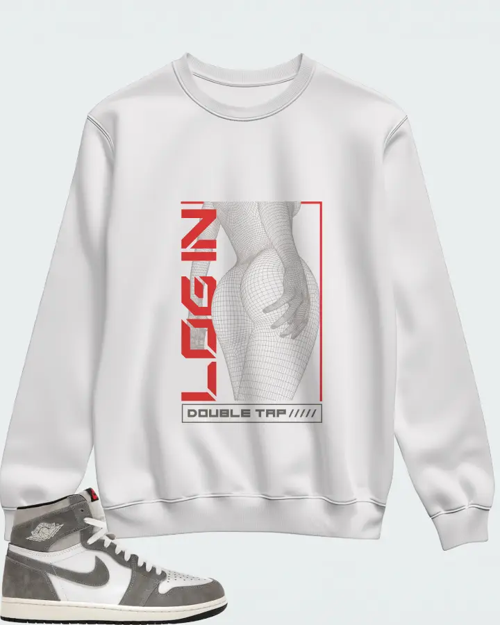 Sweatshirt in White