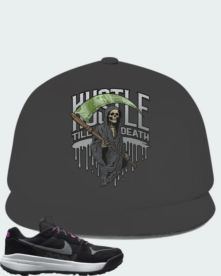 Nike ACG Lowcate Black Cool Grey Hyper Violet Matching Hat