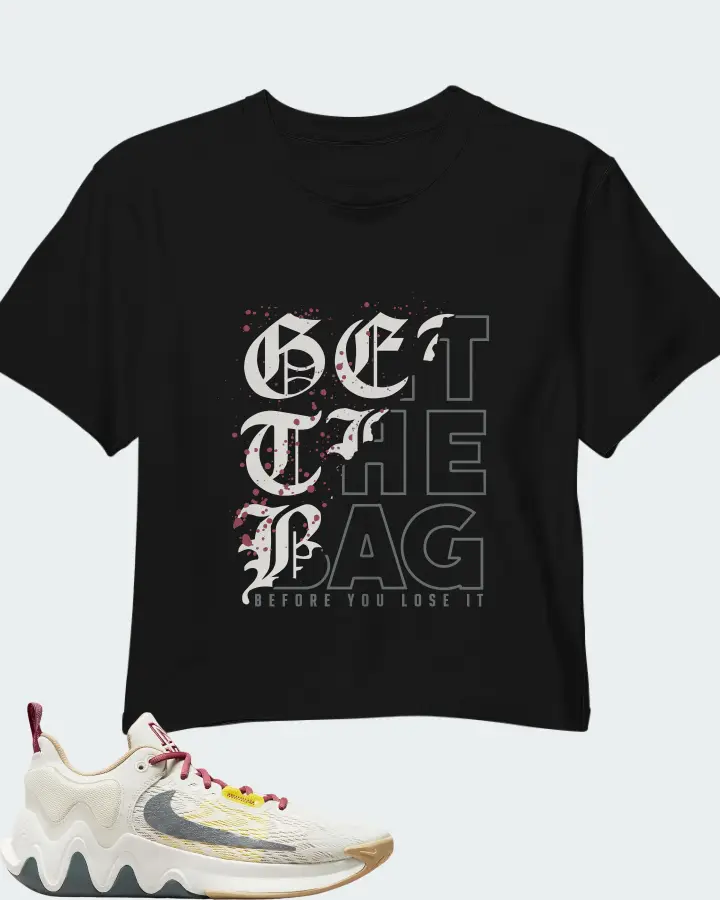 Nike Giannis Immortality 2 White Grey Fog Matching Crop Top