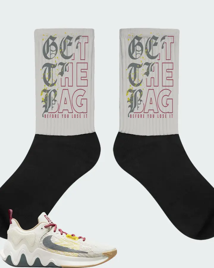 Nike Giannis Immortality 2 White Grey Fog Matching Socks