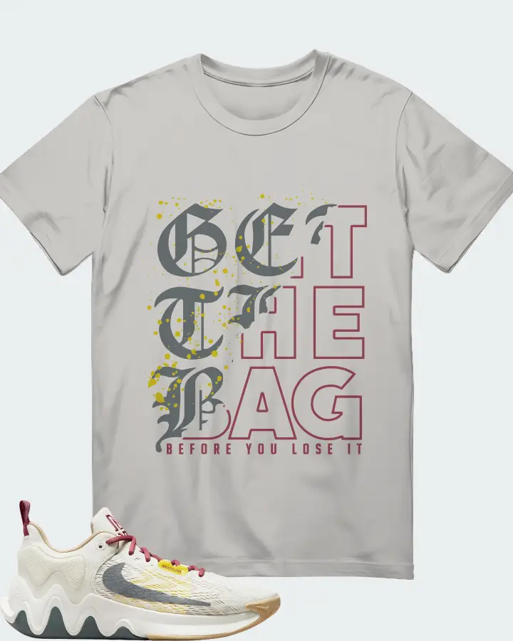 Nike Giannis Immortality 2 White Grey Fog Matching T-Shirt