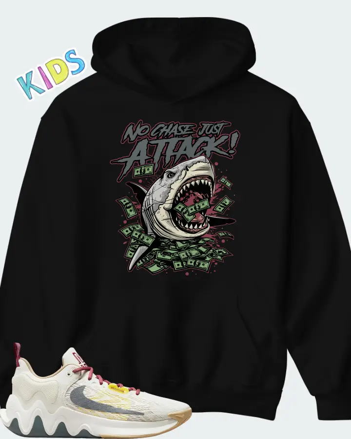 Nike Giannis Immortality 2 White Grey Fog Matching Kid's Hoodie
