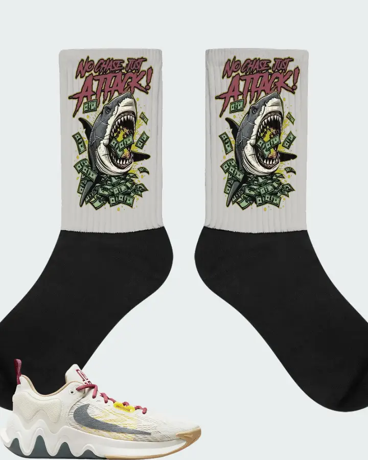 Nike Giannis Immortality 2 White Grey Fog Matching Socks