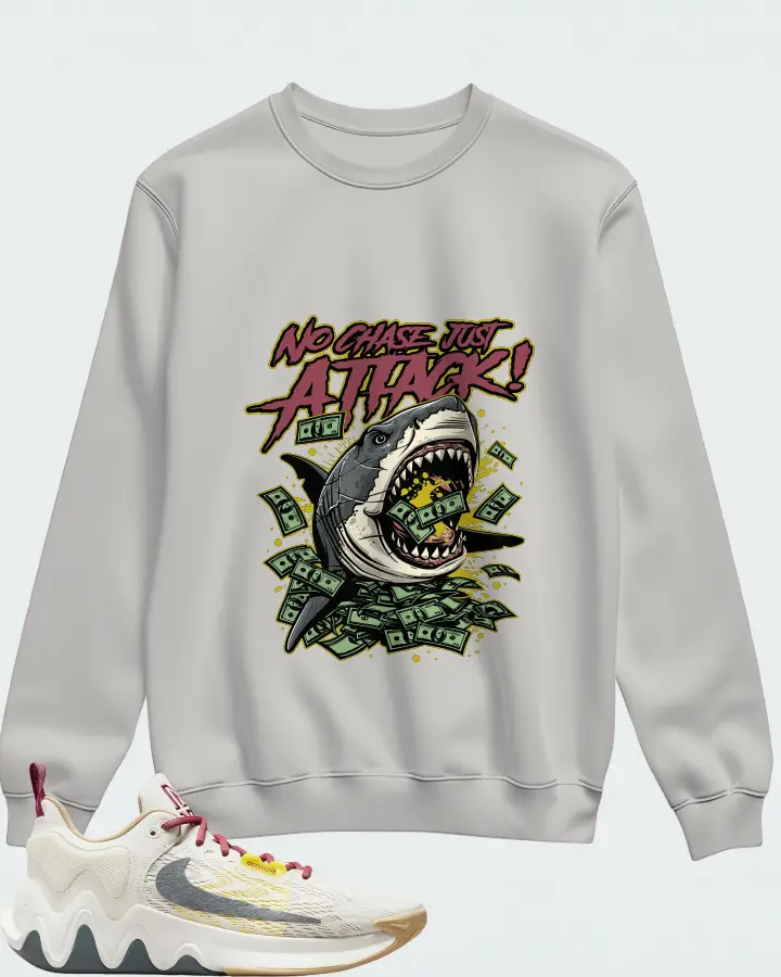 Nike Giannis Immortality 2 White Grey Fog Matching Sweatshirt