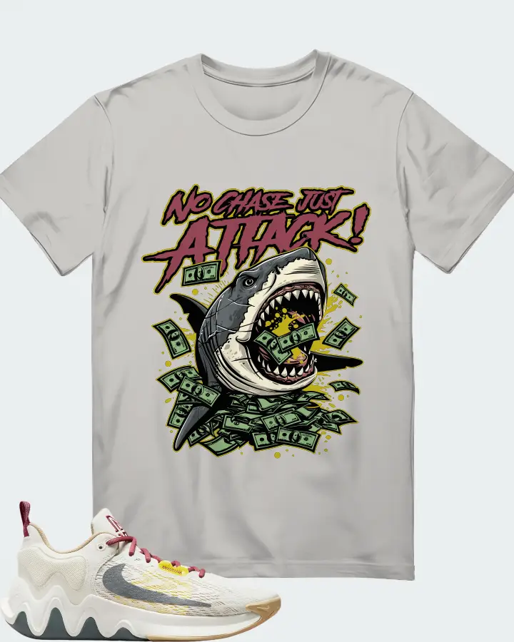 Nike Giannis Immortality 2 White Grey Fog Matching T-Shirt