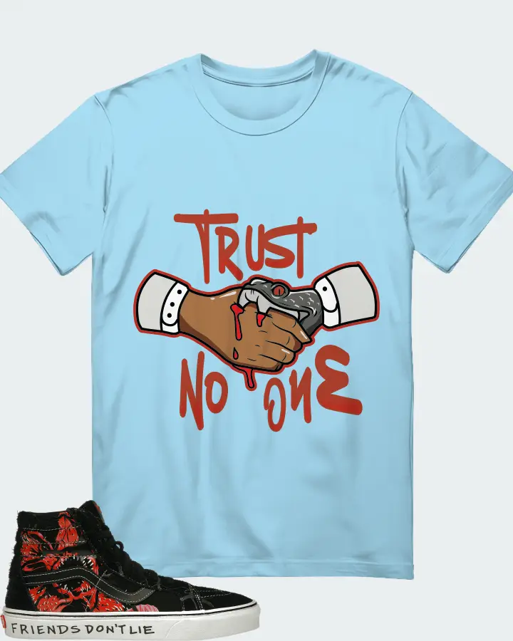 Vans Sk8-Hi Reissue Sneaker Matching T-Shirt - Trust No One